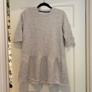Grey Sweatshirt dress